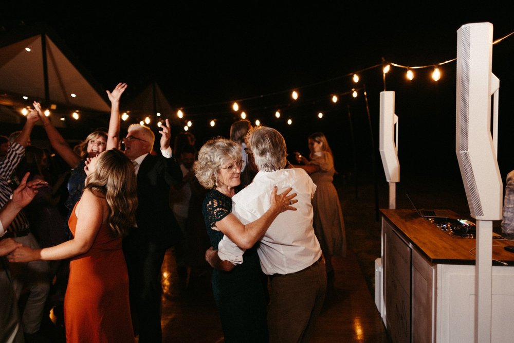 Guests enjoying the party