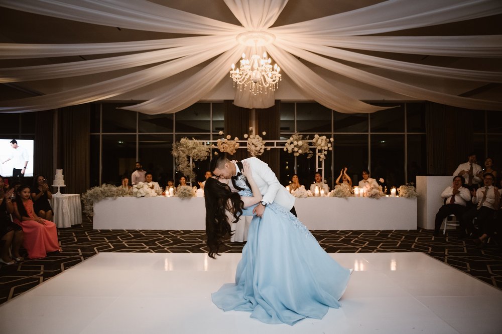 Wedding celebration moment